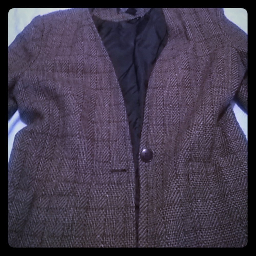 Tweed heavy vintage blazer